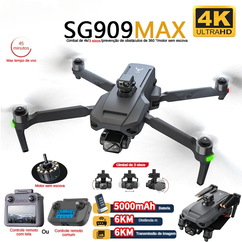 Drone Camera 4K - ZLL SG909 SG909MAX Professionele drone met